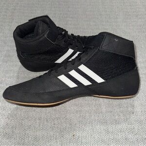 Adidas Wrestling Shoes Size 11 Men's AQ3325 Black HVC MINT Worn 1x